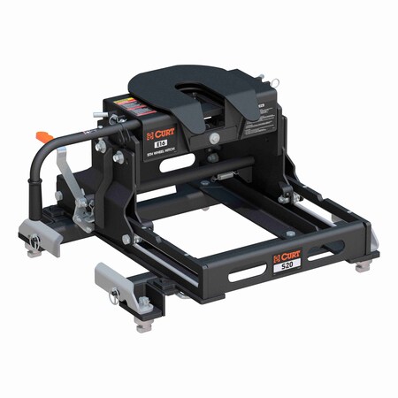 Curt E16 Sliding 5th Wheel Hitch 16K Select Silverado Sierra 65 Bed Puck System 16697